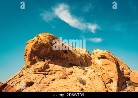 Tal des Feuers der nevada Landschaft Stockfoto