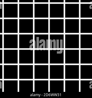 Einfache, einfache Quadrate wiederholbar, nahtloser Hintergrund, Muster. Karierte Quadrate, karierte Hintergrunddarstellung. Gitter, Netz, chequr Gitter, Grat Stock Vektor