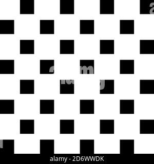 Einfache, einfache Quadrate wiederholbar, nahtloser Hintergrund, Muster. Karierte Quadrate, karierte Hintergrunddarstellung. Gitter, Netz, chequr Gitter, Grat Stock Vektor