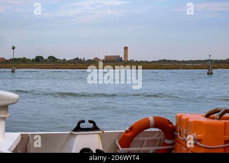 Weit weg Blick auf die Basilika Santa Maria Assunta in Torcello Island Stockfoto