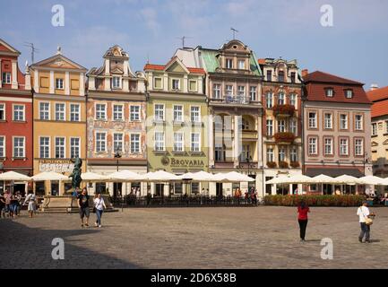 Alter Marktplatz in Posen. Polen Stockfoto