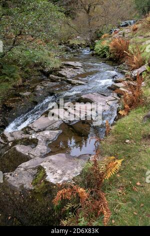 Blaen y Glyn ISAF, Talybont Forest, Brecon Beacons National Park, Breconshire, Wales Stockfoto