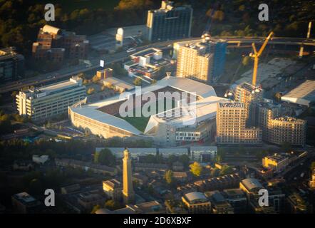 Luftaufnahmen von Brentfords FCÕs neuem Community Stadium. Fototermin: Freitag, 25. September 2020. Foto: Roger Garfield/Alamy Stockfoto