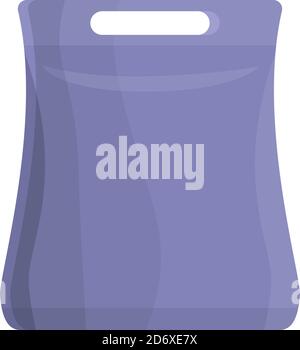 Symbol für Milchproteinbeutel. Cartoon von Milch-Protein-Beutel Vektor-Symbol für Web-Design isoliert auf weißem Hintergrund Stock Vektor