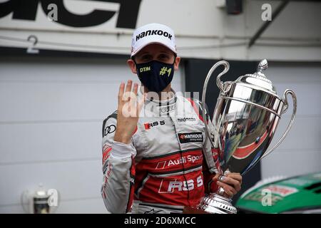 Zolder, Belgien. Oktober 2020. 18. Oktober 2020, Circuit Zolder, Zolder, DTM 2020, Zolder, 16.-18. Oktober 2020, im Bild Sieger Rene Rast (DEU # 33), Audi Sport Team Rosberg Quelle: dpa/Alamy Live News Stockfoto