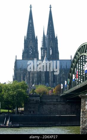 Weltjugendtag in Deutschland, Köln, 18.8.2005, Kölner Dom Stockfoto