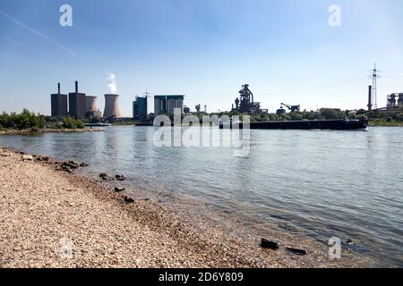 Stahlwerk Huttenwerke Krupp Mannesmann- HKM Stockfoto