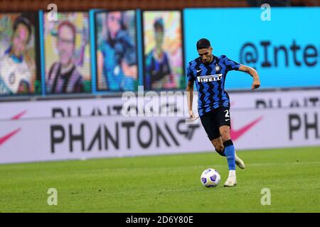 Mailand (Italien), 17. oktober 2020. Achraf Hakimi vom FC Internazionale während der Serie EIN Spiel zwischen FC Internazionale und AC Mailand. Stockfoto