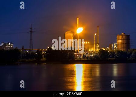 Stahlwerk der Huttenwerke Krupp Mannesmann - HKM Stockfoto