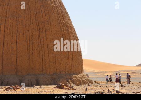 Qubbas in Old Dongola, Sudan Stockfoto