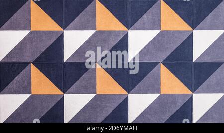 Nahtlose geometrische Dreieck Muster Hintergrund. Stockfoto