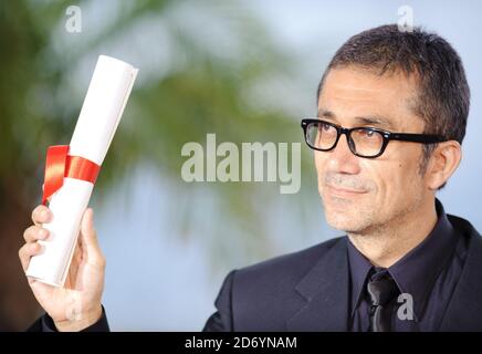 Grand Prix Ex-Aequo-Gewinnerin Nuri Bilge im Rahmen einer Fotoaufnahme der Preisträger während der 64. Internationalen Filmfestspiele von Cannes im Palais des Festivals in Cannes, Frankreich. Stockfoto