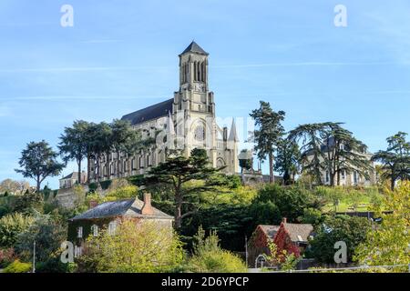 Frankreich, Maine et Loire, Mauges sur Loire, Saint Symphorien Kirche // Frankreich, Maine-et-Loire (49), Mauges-sur-Loire, église Saint-Symphorien Stockfoto