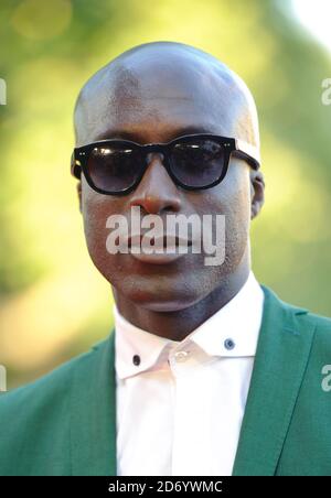 Ozwald Boateng kommt bei der Premiere von Tinker, Schneider, Soldat, Spion im BFI Southbank im Zentrum von London an. Stockfoto