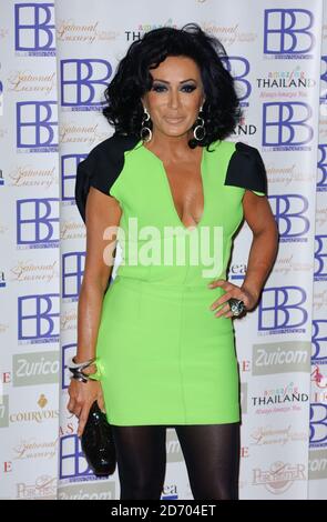 Nancy Dell'Olio bei der Ankunft bei den National Luxury and Lifestyle Awards in der Porchester Hall in London. Stockfoto