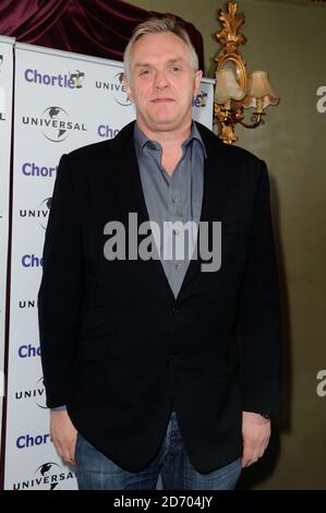 Greg Davies kommt bei den Chörtle Comedy Awards im Cafe de Paris im Zentrum von London an Stockfoto