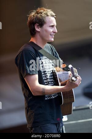 Ben Howard beim Latitude Festival in Southwold, Suffolk. Stockfoto