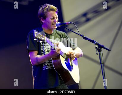 Ben Howard beim Latitude Festival in Southwold, Suffolk. Stockfoto