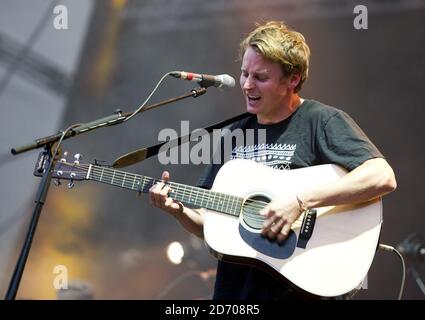 Ben Howard beim Latitude Festival in Southwold, Suffolk. Stockfoto