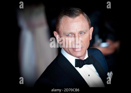 Daniel Craig bei der Premiere von Skyfall, in der Royal Albert Hall in West London. Stockfoto