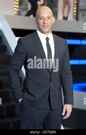 Vin Diesel bei der Weltpremiere der Fast and the Furious 6, auf dem Empire Leicester Square in London. Stockfoto