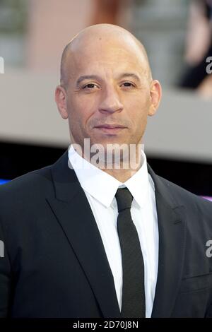 Vin Diesel bei der Weltpremiere der Fast and the Furious 6, auf dem Empire Leicester Square in London. Stockfoto