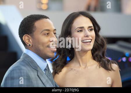 Ludacris und Jordana Brewster bei der Weltpremiere von The Fast and The Furious 6 auf dem Empire Leicester Square in London. Stockfoto