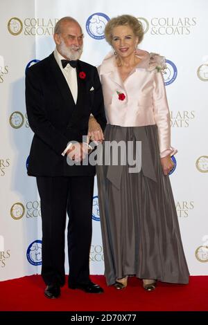 Prinz und Prinzessin Michael von Kent bei der Teilnahme am Collars and Coats Ball, in Aid of Battersea Dogs and Cats Home, bei Battersea Evolution in London. Stockfoto