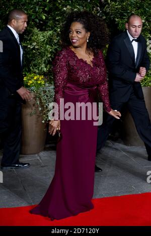 Oprah Winfrey bei der Ankunft bei der EE British Academy Film Awards After Party, die im Grosvenor Hotel im Londoner Zentrum stattfand Stockfoto