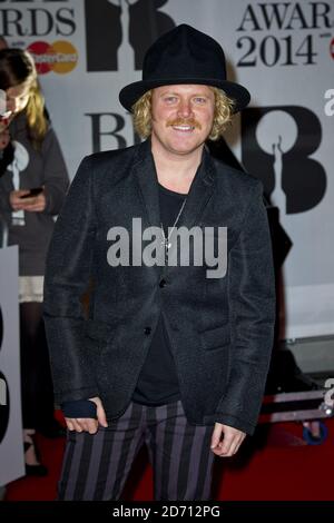 Keith Lemon nimmt an den Mastercard Brit Awards in der O2 Arena in East London Teil. Stockfoto