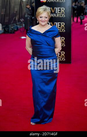 Maria Friedman nimmt an den Olivier Awards Teil, die im Royal Opera House in Covent Garden, London, stattfinden Stockfoto