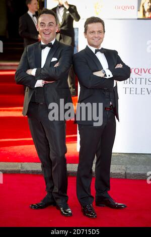 ANT und DEC bei den Arqiva British Academy Television Awards 2014 im Theatre Royal, Drury Lane, London. Stockfoto