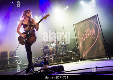 Deap Vally beim Isle of Wight Festival, in Newport auf der Isle of Wight. Stockfoto