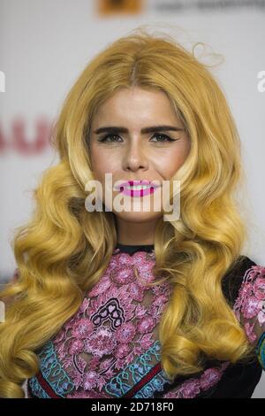 Paloma Faith nimmt an den Silver Clef Awards in der Hilton Park Lane im Westen Londons Teil. Stockfoto