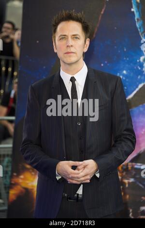 James Gunn bei der Premiere von Guardians of the Galaxy im Empire-Kino in London. Stockfoto