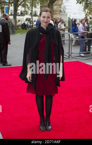 Lisa Hannigan bei der Premiere von Song of the Sea im Rahmen des BFI London Film Festival im Odeon Cinema am Leicester Square. Stockfoto