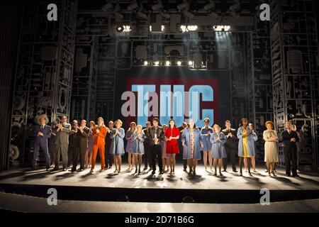 Gemma Arterton auf einer Fotozelle für Made in Dagenham, im Adelphi Theater in London. Stockfoto