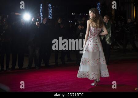 Maria Valverde bei der Weltpremiere von Exodus Gods and Kings im Leicester Square, London. Stockfoto