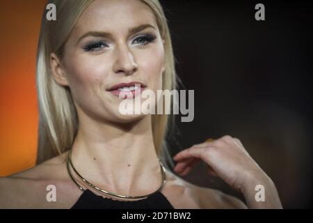 Lena Gercke bei der Weltpremiere von Exodus Gods and Kings im Leicester Square, London. Stockfoto