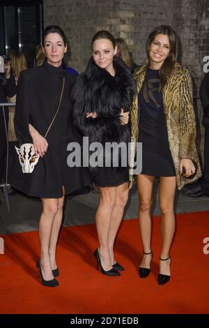 Mary McCartney, Stella McCartney und Dasha Zhukova bei der ersten Internationalen Fondsmesse im Roundhouse in Camden, London Stockfoto