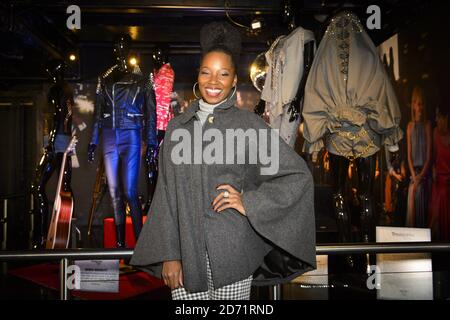 Jamelia bei der Eröffnung der Hard Rock Couture Ausstellung in Ripley's Believe IT or Not in London. Stockfoto