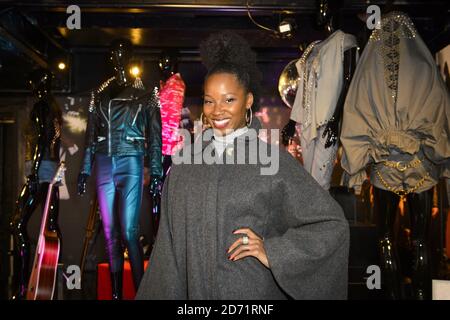 Jamelia bei der Eröffnung der Hard Rock Couture Ausstellung in Ripley's Believe IT or Not in London. Stockfoto