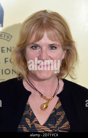 Autorin Hannah Rothschild im Londoner South Bank Centre beim Bailey's Women's Prize for Wonen's Fiction. Stockfoto