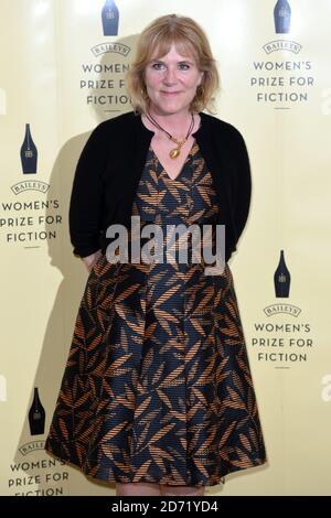 Autorin Hannah Rothschild im Londoner South Bank Centre beim Bailey's Women's Prize for Wonen's Fiction. Stockfoto