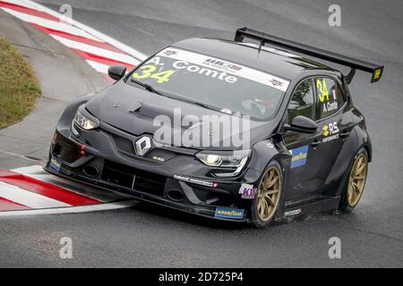 4 COMTE Aurelien (Fra), Vukovic Motorsport, Renault Megane RS, Aktion während des FIA WTCR Race 2020 in Ungarn, 4. Lauf des FIA World Touri 2020 Stockfoto