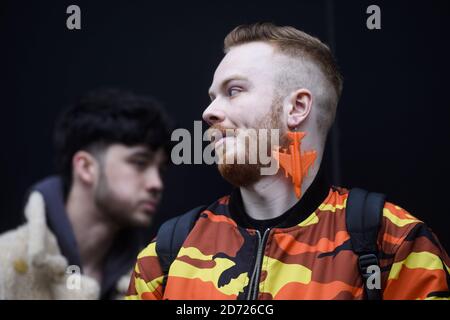 Atmosphäre während der London Fashion Week Men, bei 180 Strand, London. Bilddatum: Sonntag, 8. Januar 2016. Bildnachweis sollte lauten: Matt Crossick/ EMPICS Entertainment. Stockfoto