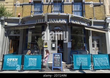 Allgemeiner Blick auf den Water Rats Pub in King's Cross, London, wo Katy Perry bei der Launch Party für die neue Capital Breakfast Show mit Roman Kemp auftrat. In der Kneipe gab sie vor 10 Jahren ihr Debüt in Großbritannien. Bilddatum: Freitag, 26. Mai 2017. Bildnachweis sollte lauten: Matt Crossick Stockfoto