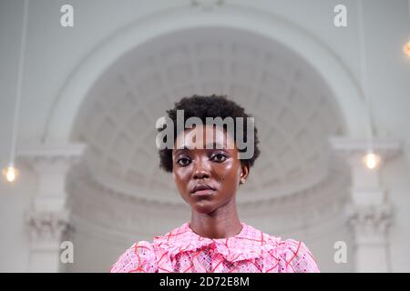 Modelle, die während der Präsentation der Shrimps London Fashion Week SS18 in der Swiss Church in London gezeigt wurden. Bilddatum: Freitag, 16. September 2017. Bildnachweis sollte lauten: Matt Crossick/ EMPICS Entertainment. Stockfoto