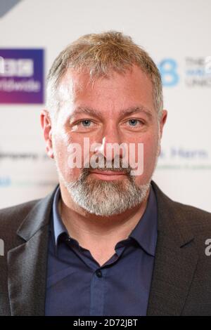 Jed Mercurio Teilnahme an den Writers Guild Awards, am Royal College of Physicians, London. Bilddatum: Montag, 15. Januar 2018. Bildnachweis sollte lauten: Matt Crossick/ EMPICS Entertainment. Stockfoto