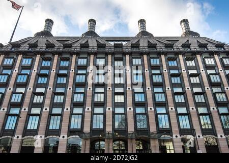 Gesamtansicht des Portcullis House in Westminster, London. Bilddatum: Mittwoch, 17. Januar 2018. Bildnachweis sollte lauten: Matt Crossick/ EMPICS Entertainment. Stockfoto